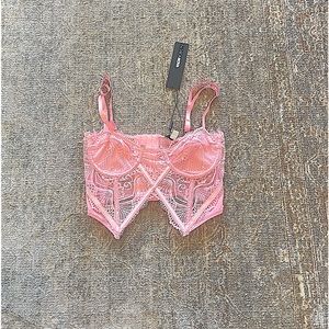 cutest pink corset top
